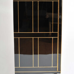 The image for Valerie Wade 0621 Pair 1970S Italian Black Glass Cabinets 03