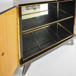 The image for Valerie Wade 0621 Pair 1970S Italian Black Glass Cabinets 09