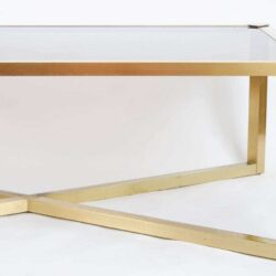 The image for Valerie Wade Ft312 1950S Italian Brass Coffee Table03