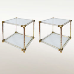 The image for Valerie Wade Ft408 Pair Barley Twist Side Tables 01