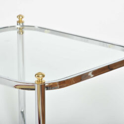 The image for Valerie Wade Ft578 Pair 1970S Chrome Brass Sides Tables03