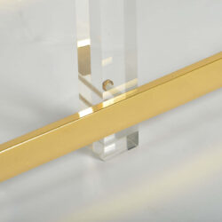 The image for Valerie Wade Ft586 1970S Us Lucite Brass Console Table 05