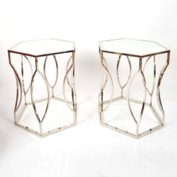 The image for Valerie Wade Ft598 Pair 1960S Us Hexagonal Side Tables01