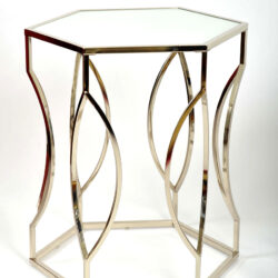 The image for Valerie Wade Ft598 Pair 1960S Us Hexagonal Side Tables02