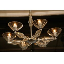 The image for Valerie Wade Lc083 1950S Italian Six Arm Glass Chandelier 02