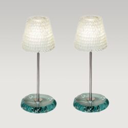 The image for Valerie Wade Lt093 Piecrust Lamp Medium 01