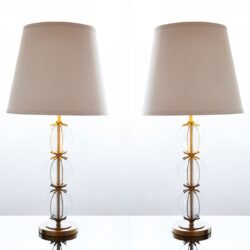 The image for Valerie Wade Lt440 Pair Contemporary Orb Lamps Large 01