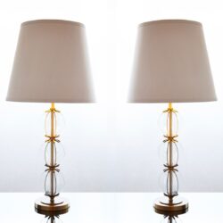 The image for Valerie Wade Lt440 Pair Contemporary Orb Lamps Large 01