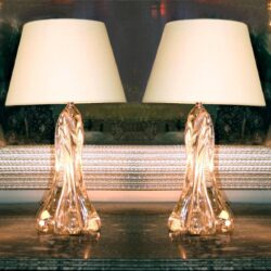 The image for Valerie Wade Lt603 Pair 1950S French Lamps Vannes01