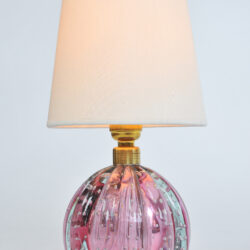 The image for Valerie Wade Lt649 Pair 1950S Two Tone Murano Ball Lamps 02