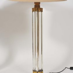 The image for Valerie Wade Lt674 Pair Italian Murano Glass Column Lamps 02