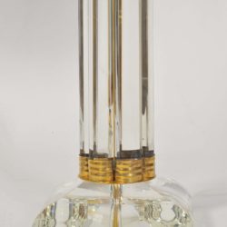 The image for Valerie Wade Lt674 Pair Italian Murano Glass Column Lamps 03