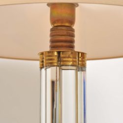 The image for Valerie Wade Lt674 Pair Italian Murano Glass Column Lamps 04
