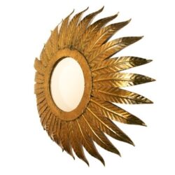 The image for Valerie Wade Lw097 1980S Italian Sunburst Mirror Light 02