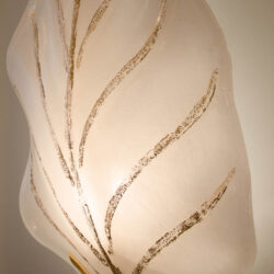 The image for Valerie Wade Lw362 Murano Glass Leaf Wall Lights 03