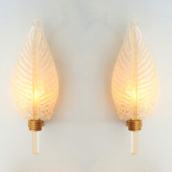 The image for Valerie Wade Lw608 Pair 1950S Italian Leaf Wall Lights 01