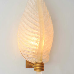 The image for Valerie Wade Lw608 Pair 1950S Italian Leaf Wall Lights 02