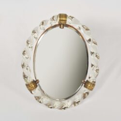 The image for Valerie Wade Mt669 1950S Italian Oval Dressing Table Mirror 01