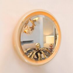 The image for Valerie Wade Mw620 Italian 1970S Circular Back Lit Wall Mirror 02