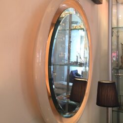 The image for Valerie Wade Mw620 Italian 1970S Circular Back Lit Wall Mirror 03