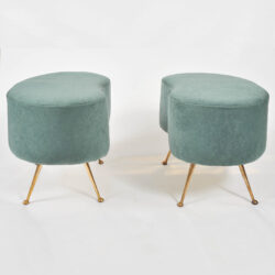 The image for Valerie Wade Two Upholstered Stools 01