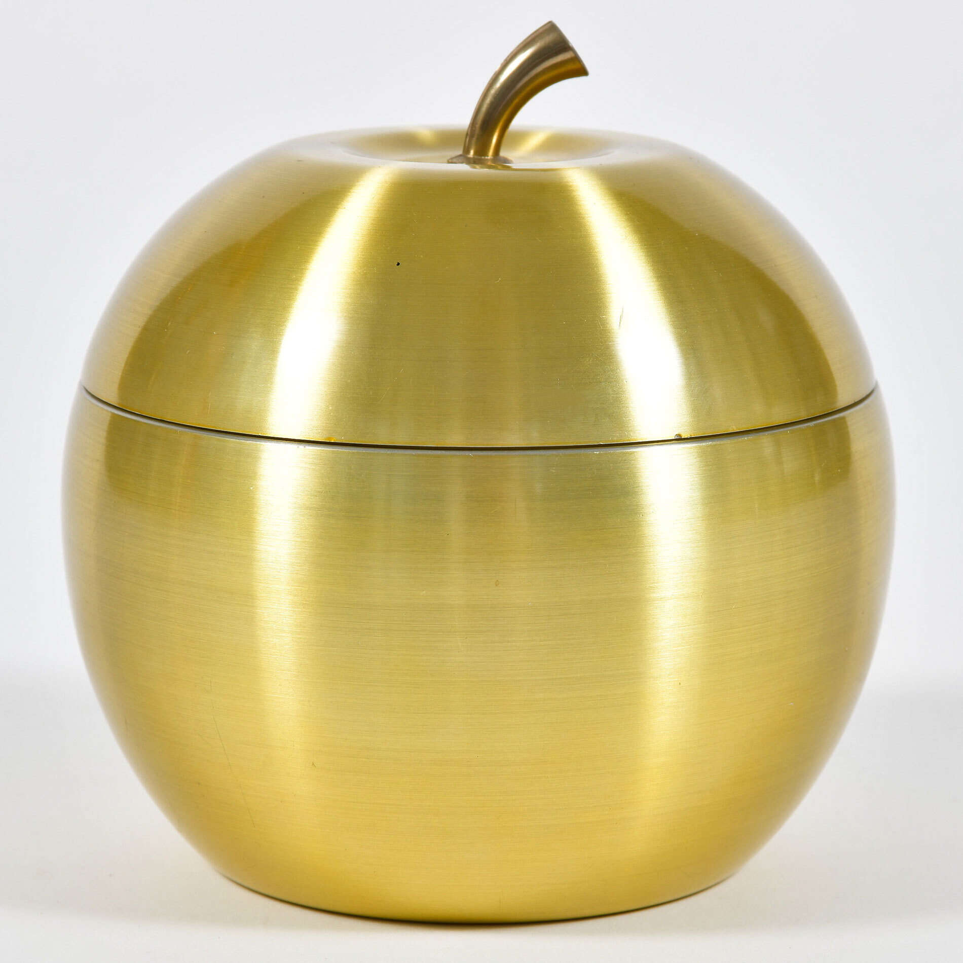 Apple Brass Ice Bucket 01
