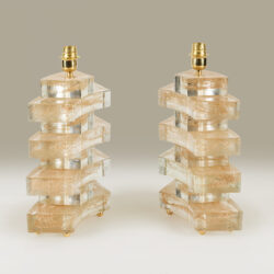 The image for Gold Flecked Deco Lights
