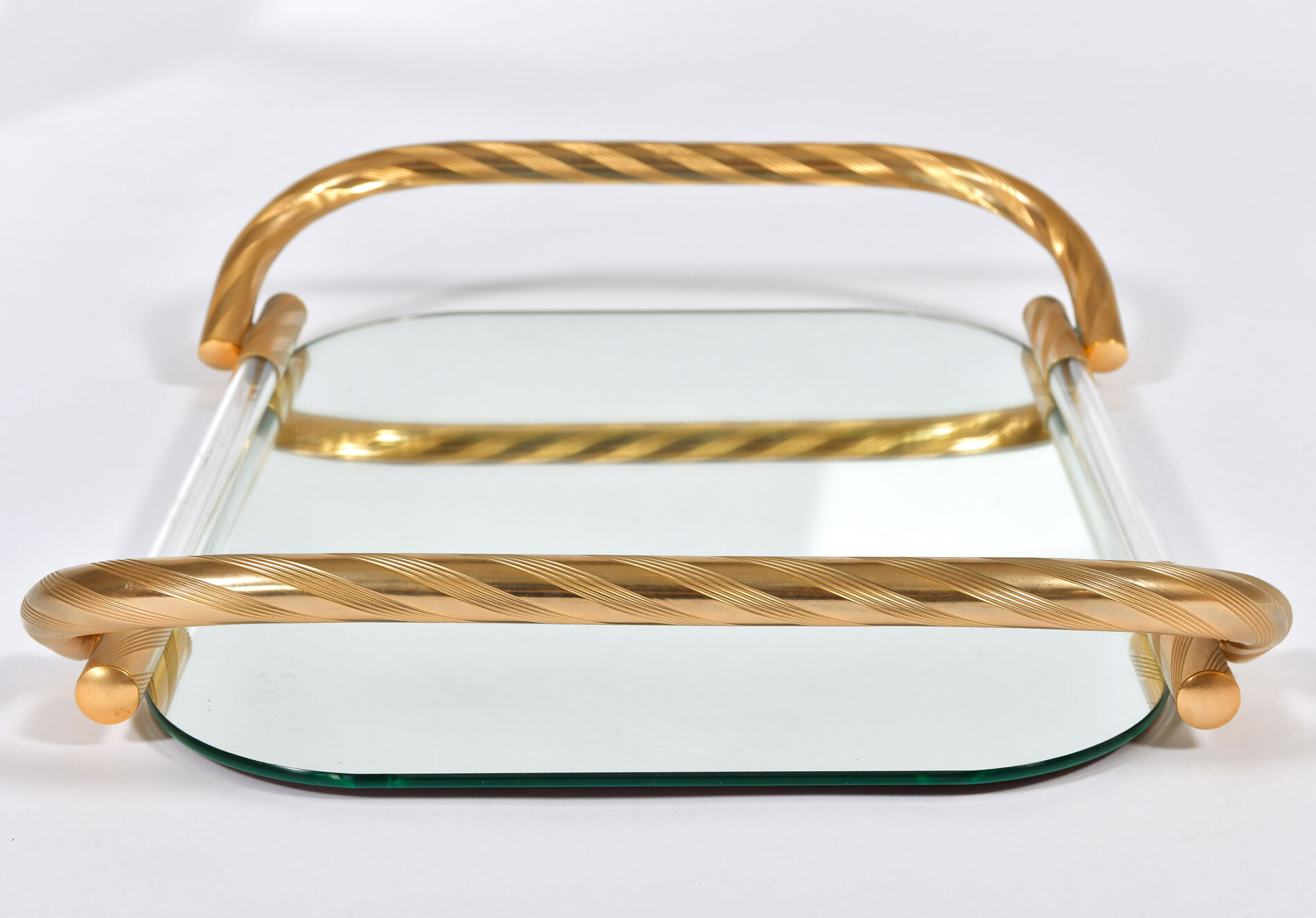 Brass And Mirror Tray 03