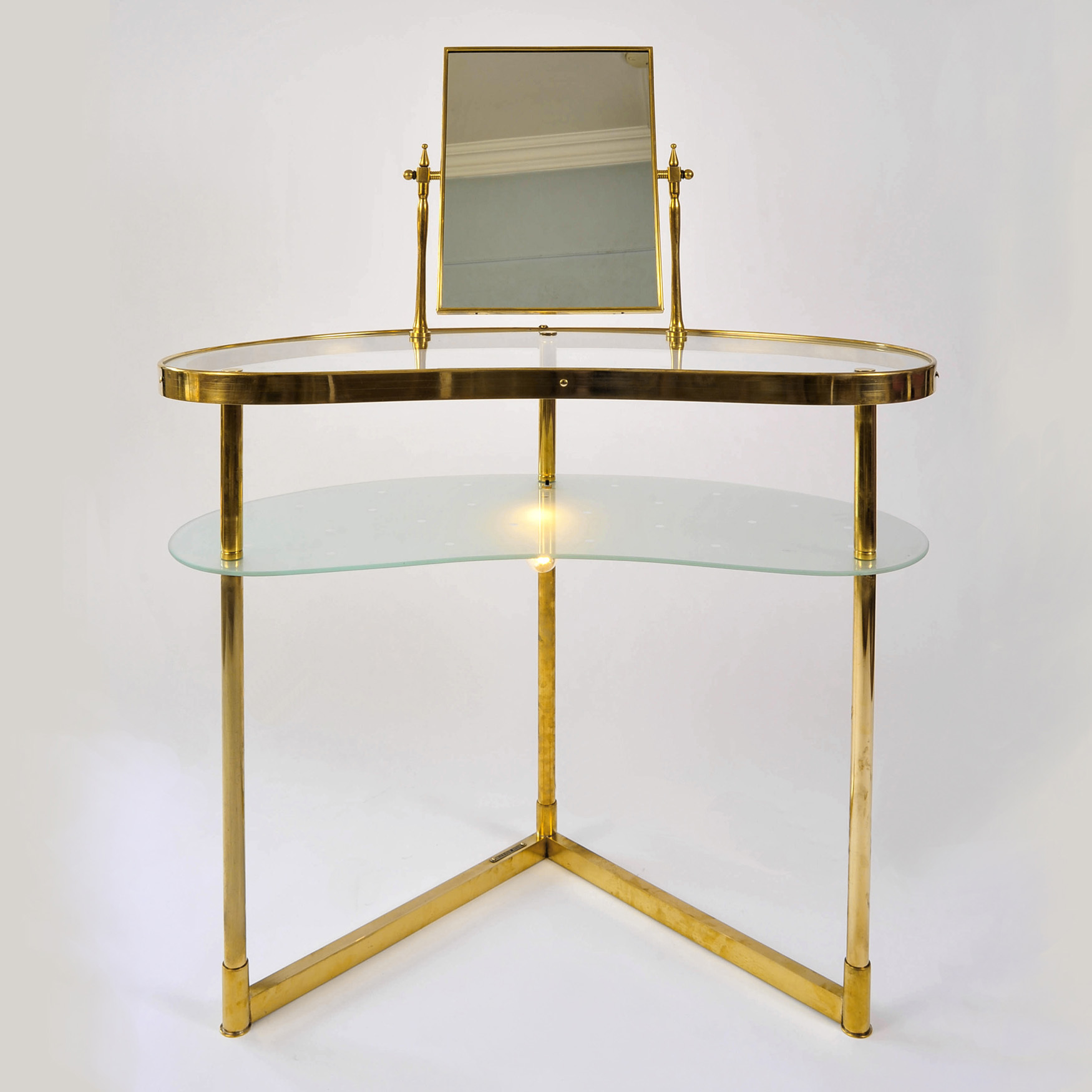 The image for Brass Dressing Table Main Image