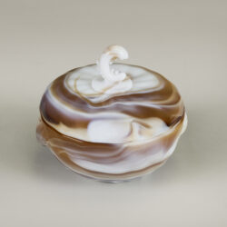 The image for Caramel Glass Dish Valerie Wade 22 115 V1