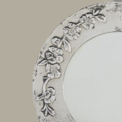 The image for Pewter Poppies Mirror Valerie Wade 24 281 V1