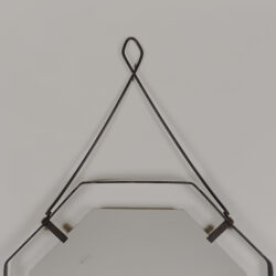 The image for Octagonal Wrought Iron Mirror Valerie Wade 20 178 V1
