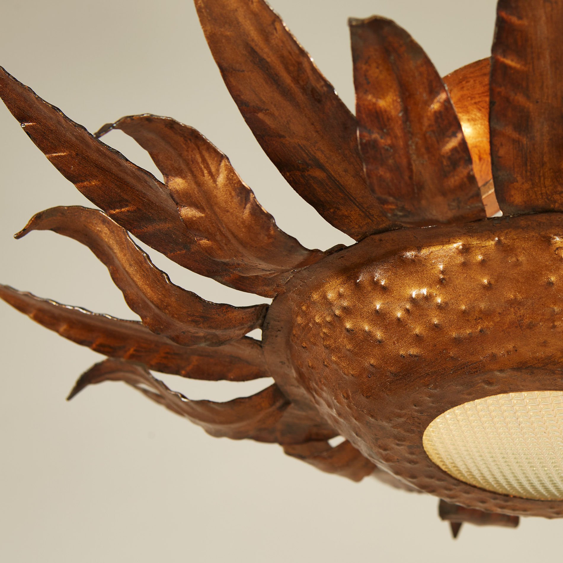 Copper Flower Ceiling Light 0278 V1