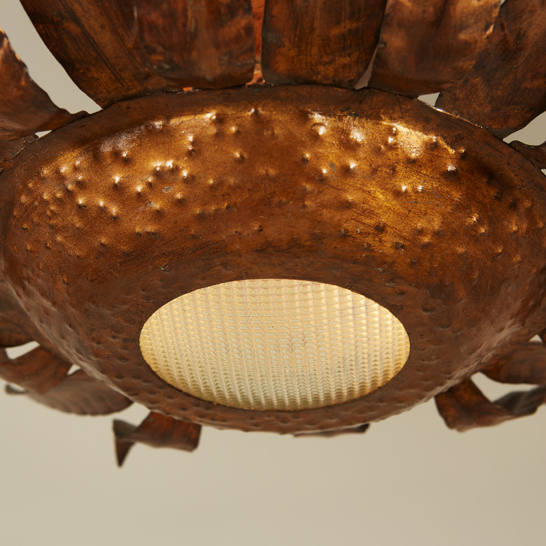 Copper Flower Ceiling Light 0280 V1