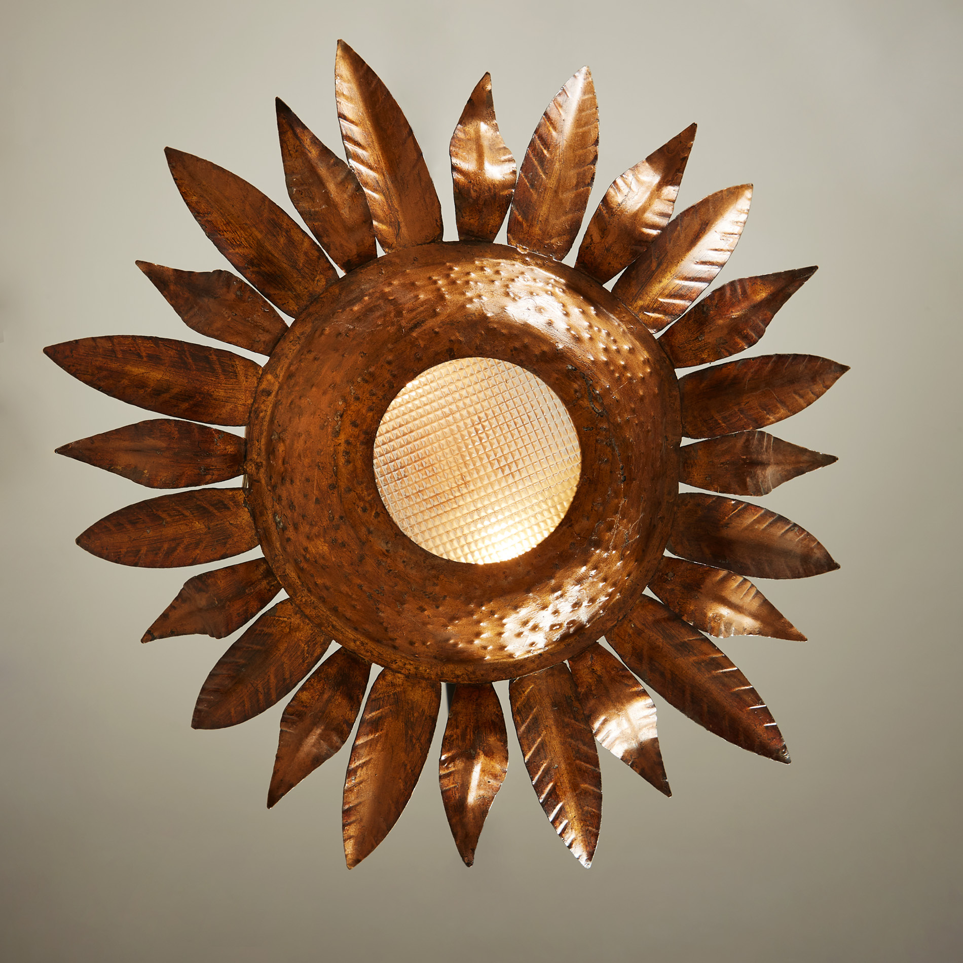 Copper Flower Ceiling Light 0281 V1