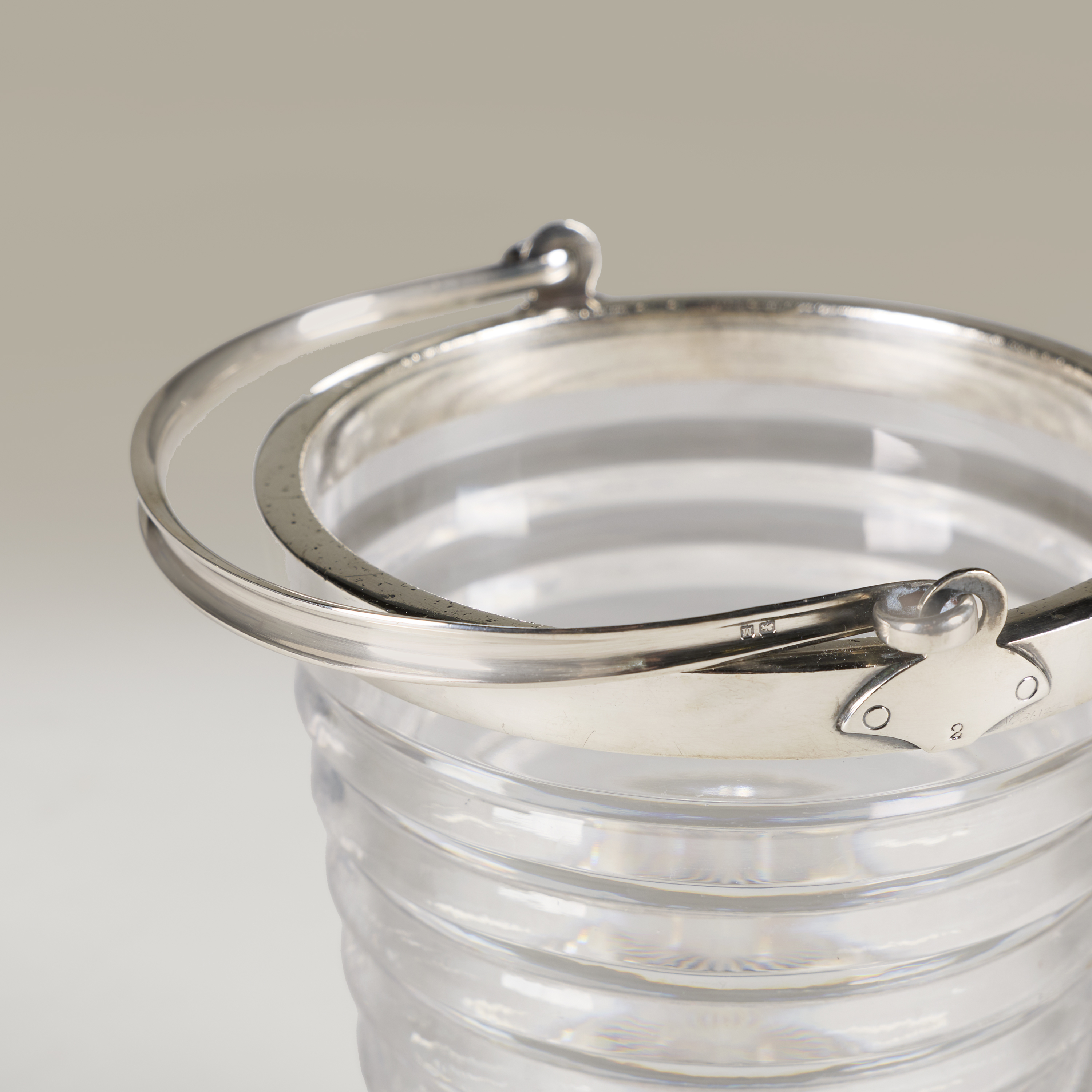 Crystal And Silver Ice Bucket Valerie Wade 24 235 V1