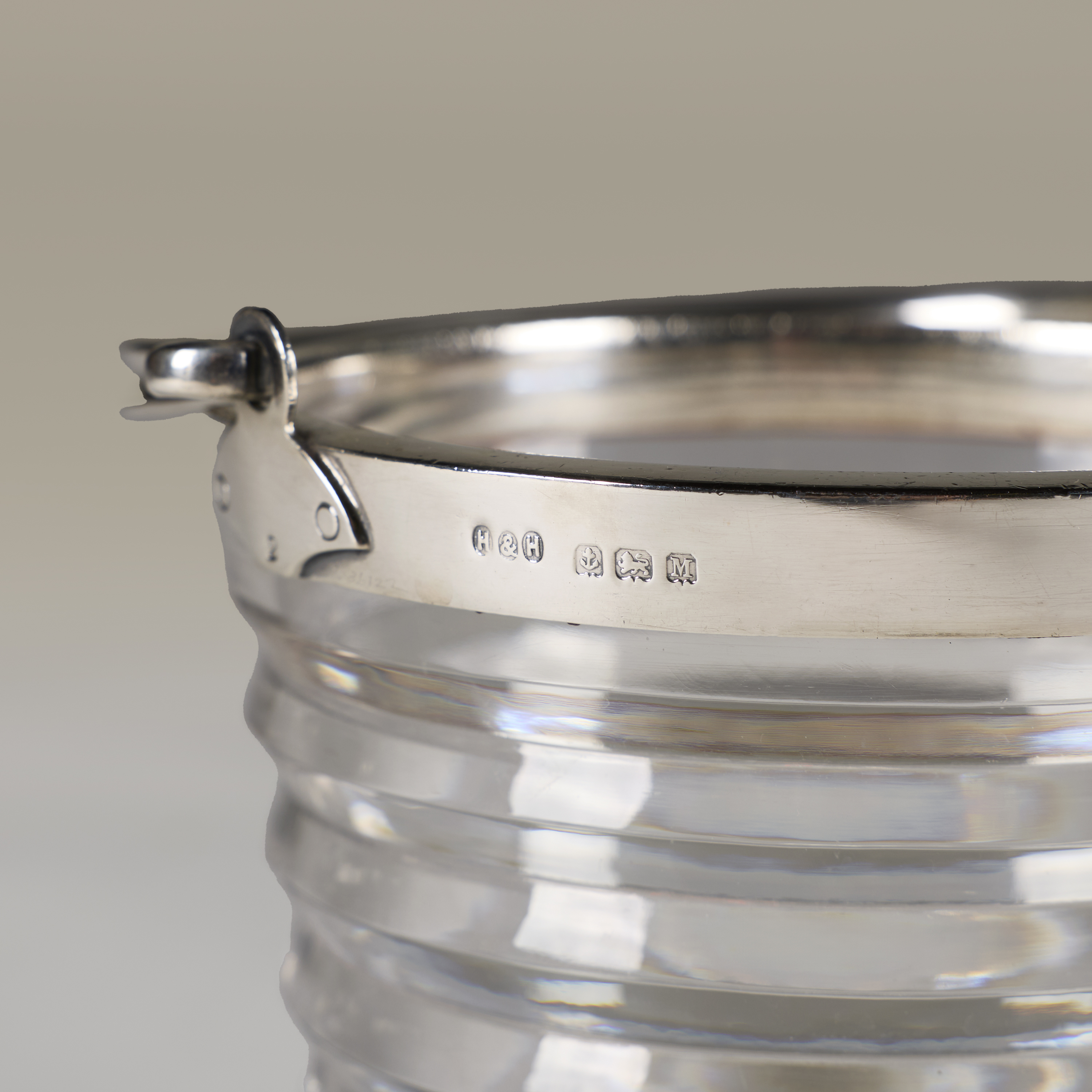 Crystal And Silver Ice Bucket Valerie Wade 24 237 V1