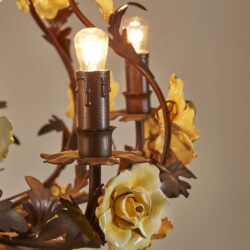 The image for Ceramic Rose Chandelier 3