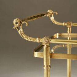 The image for Italian Brass Drinks Trolley 044 V1