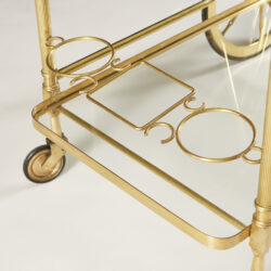 The image for Italian Brass Drinks Trolley 048 V1