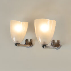 The image for Italian Pink And Chrome Wall Lights Valerie Wade 23 177 V1