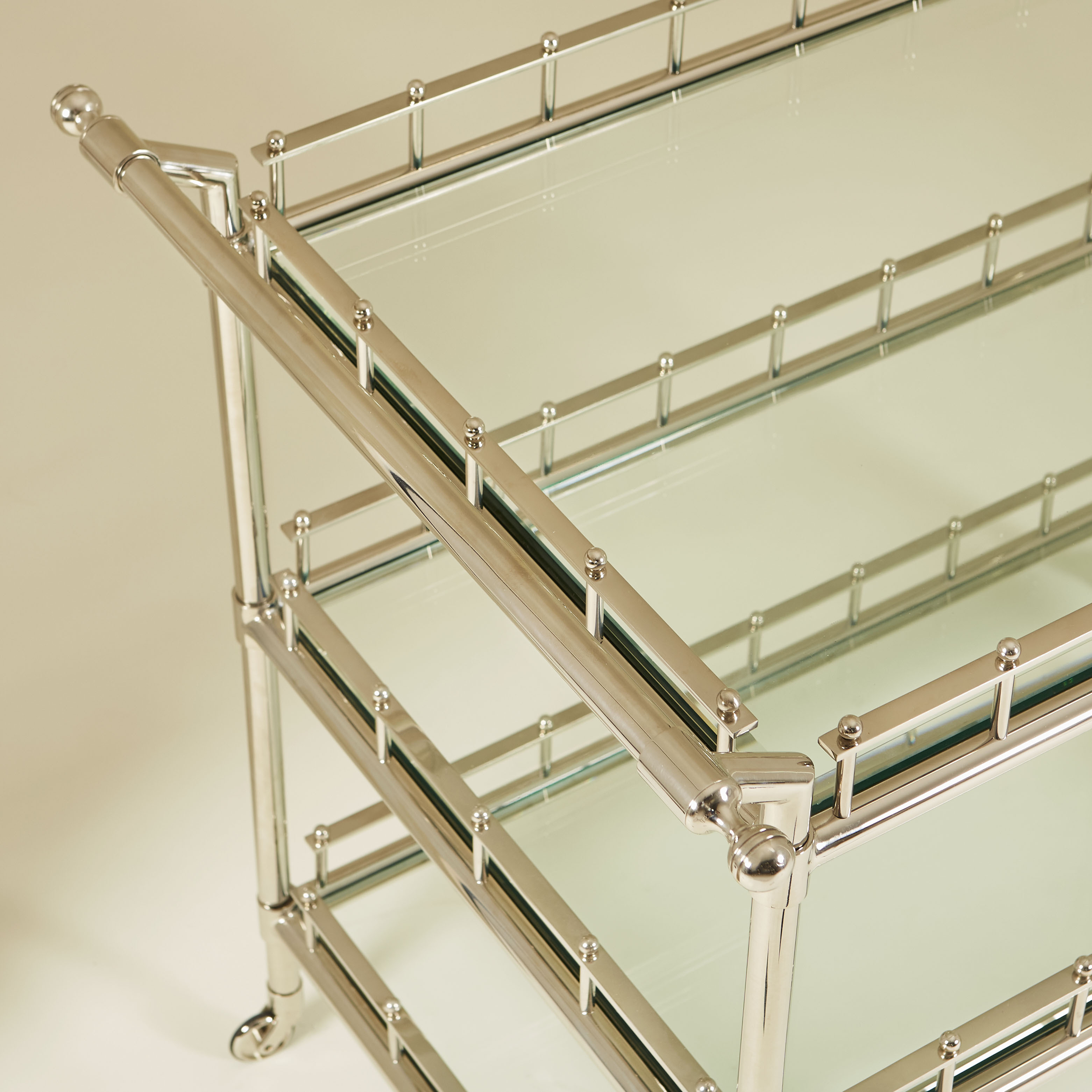 The image for Chrome Serving Trolleybar Cart 078 V1