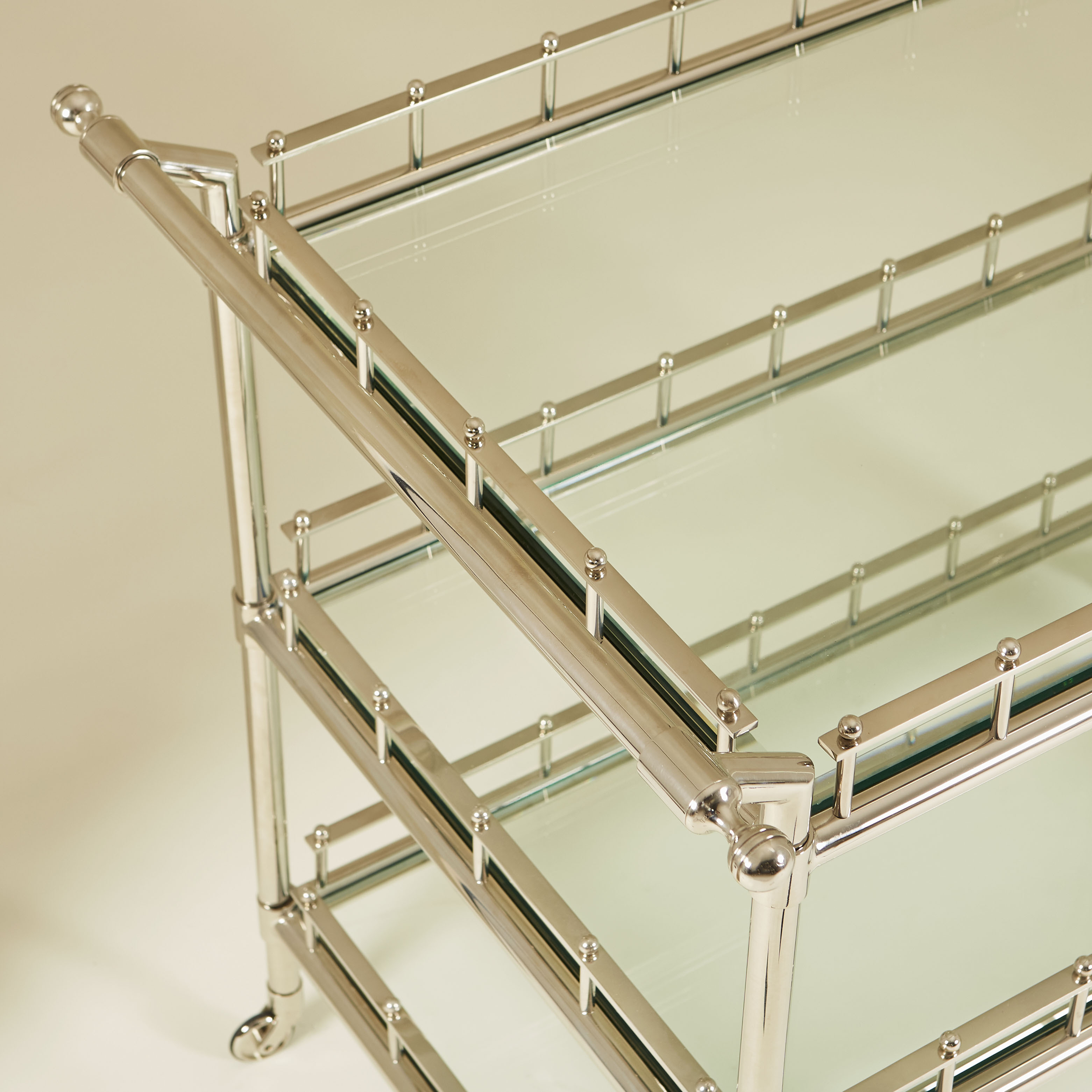 Chrome Serving Trolleybar Cart 078 V1