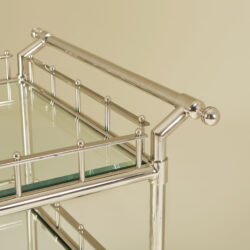 The image for Chrome Serving Trolley Bar Cart 074 V1