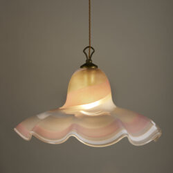 The image for Pink And White Large Pendent 0046 V1