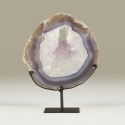 The image for Amethyst Agate Slice Valerie Wade 23 098 V1