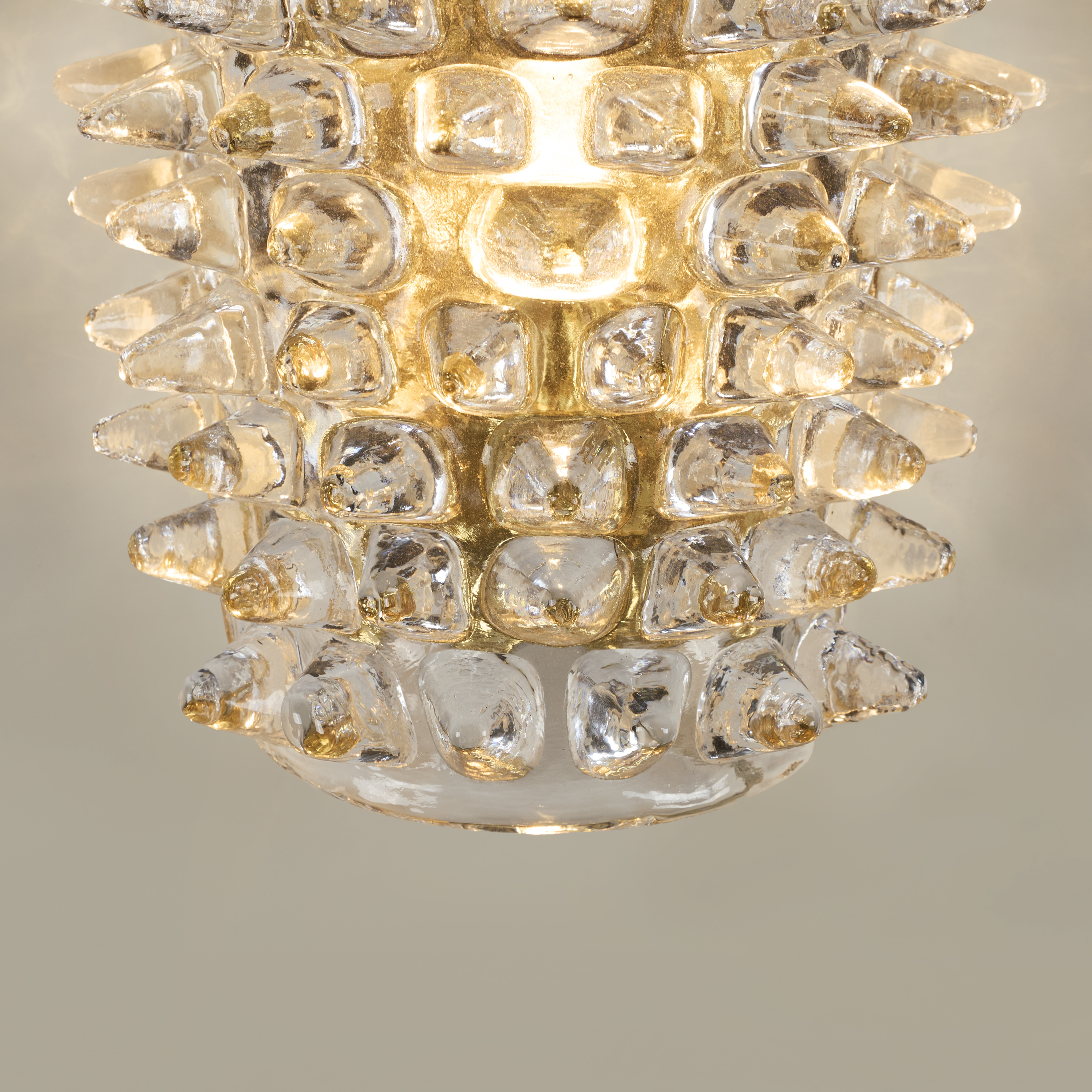 Large Spikey Glass Wall Lights Valerie Wade 23 168 V1