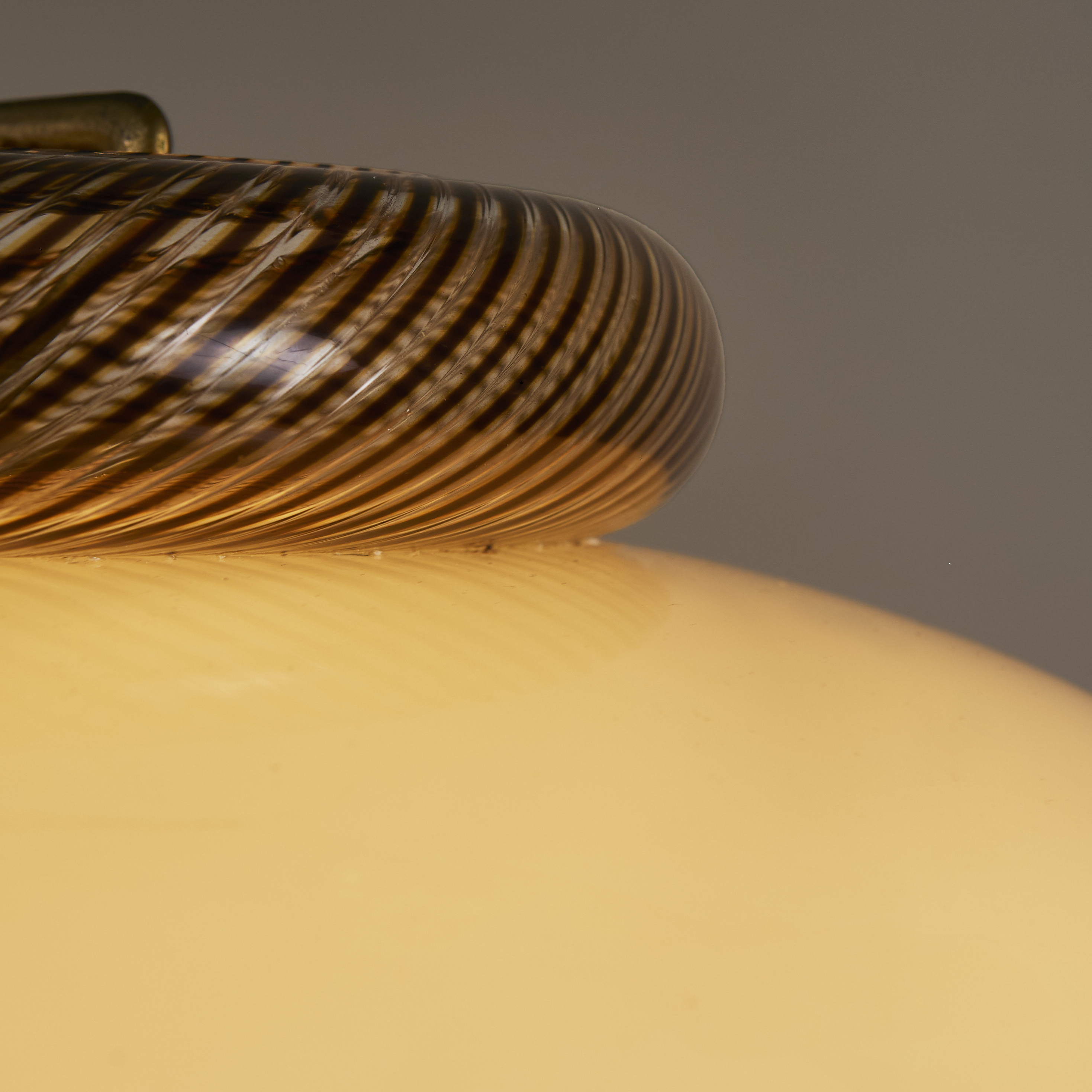 Italian Cream Murano Pendant 19 0161 V1