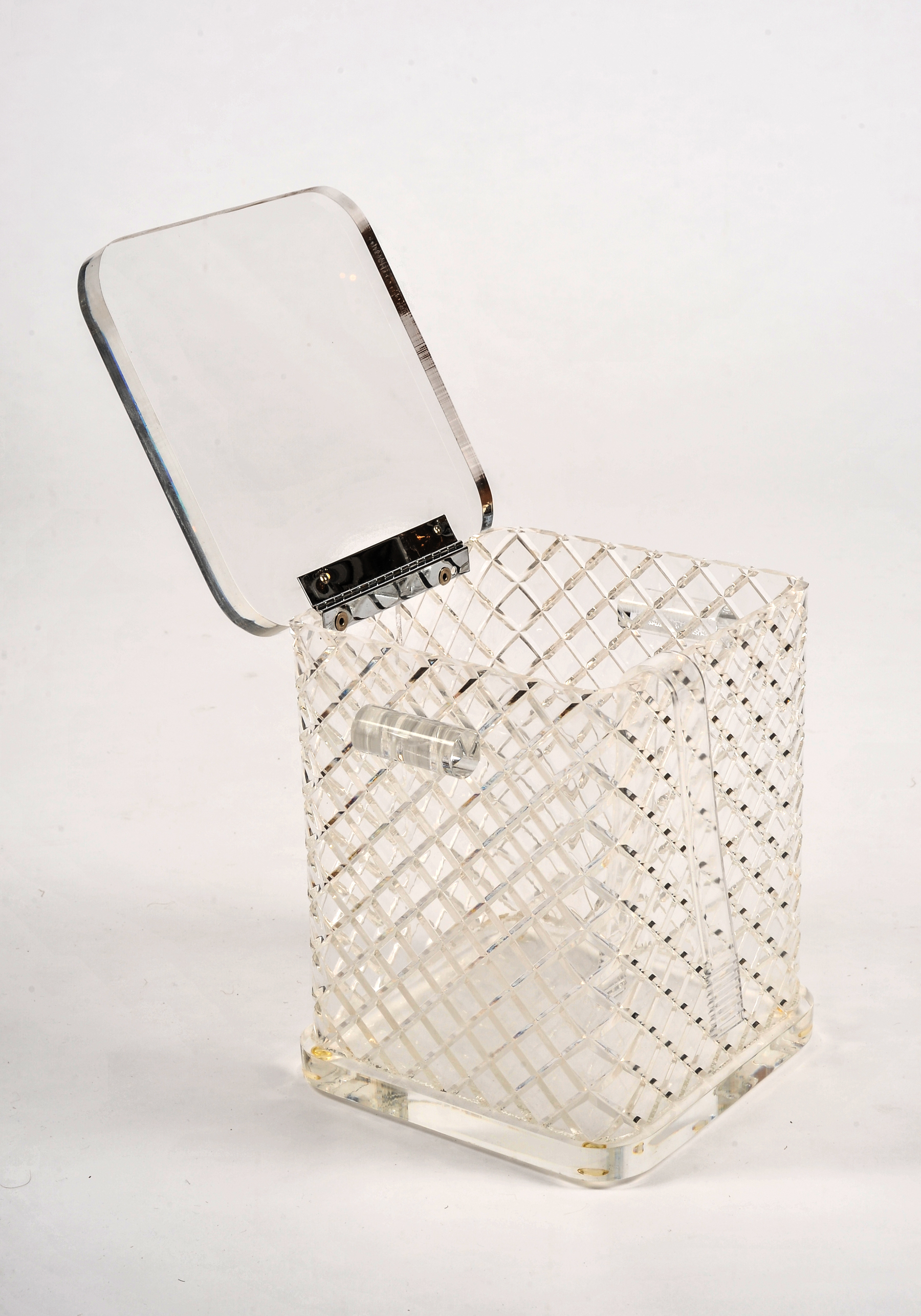 Lucite Ice Bucket Squares3