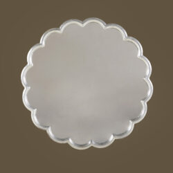 The image for Silver Flower Mirror 0136 V1